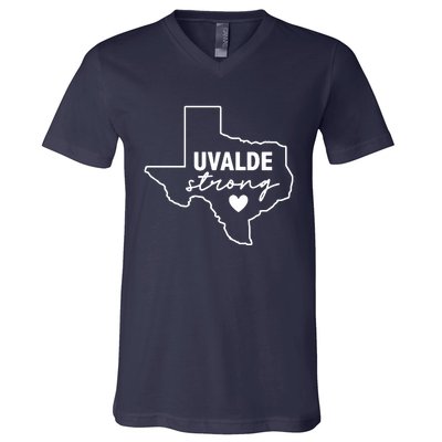 Uvalde Strong Pray For Texas Uvalde Texas V-Neck T-Shirt