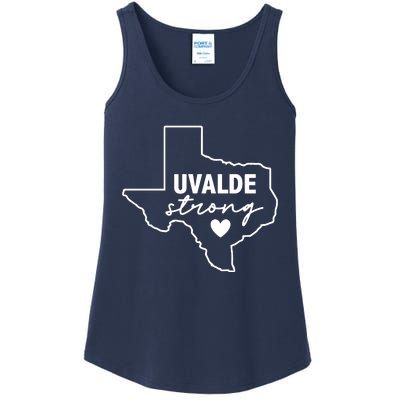 Uvalde Strong Pray For Texas Uvalde Texas Ladies Essential Tank