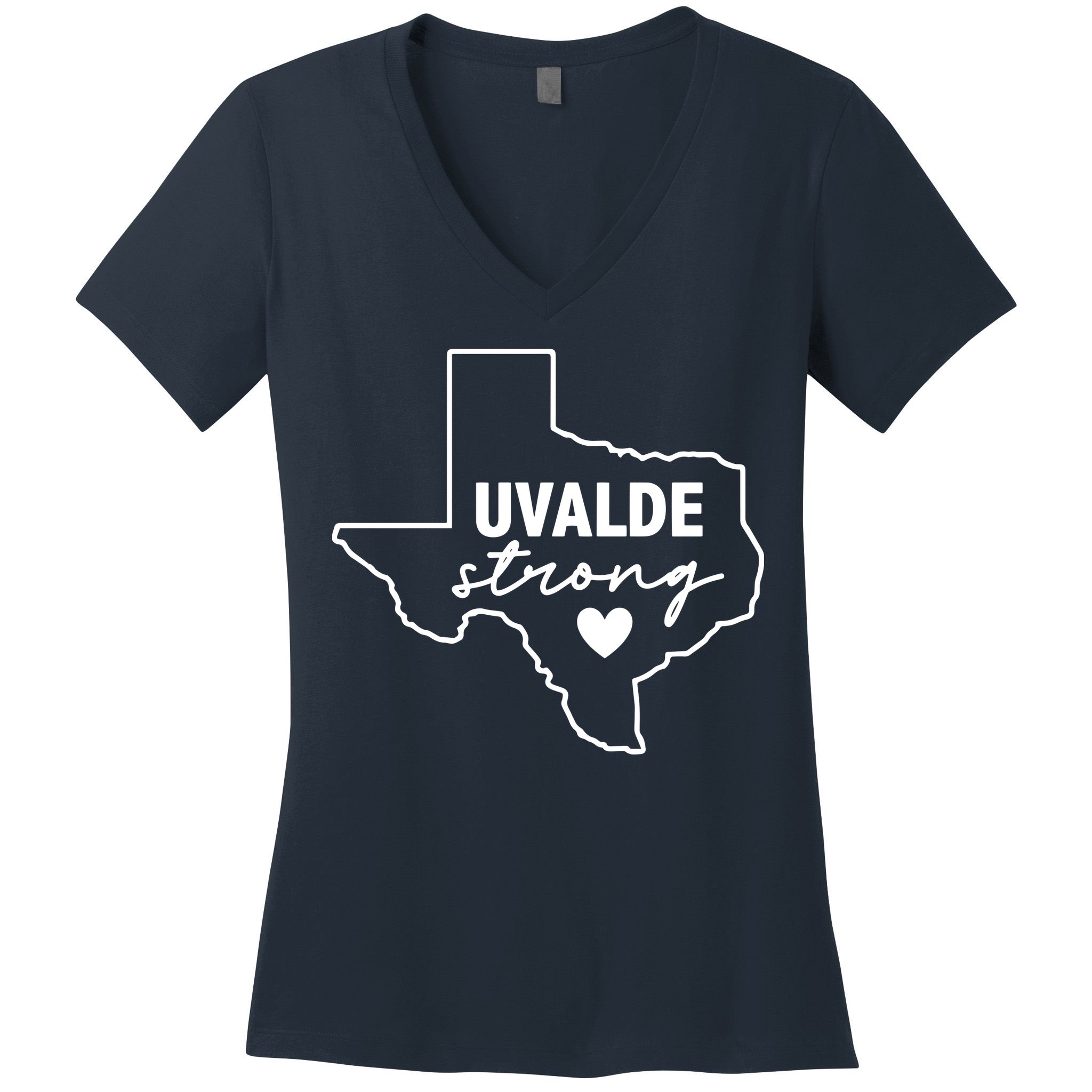 Uvalde Strong Pray For Texas Uvalde Texas Women's V-Neck T-Shirt