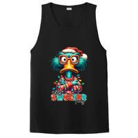 Ugly Sweater Party Funny Sarcastic Grumpy Duck Christmas PosiCharge Competitor Tank