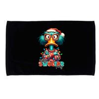 Ugly Sweater Party Funny Sarcastic Grumpy Duck Christmas Microfiber Hand Towel