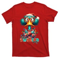 Ugly Sweater Party Funny Sarcastic Grumpy Duck Christmas T-Shirt