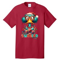 Ugly Sweater Party Funny Sarcastic Grumpy Duck Christmas Tall T-Shirt