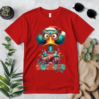 Ugly Sweater Party Funny Sarcastic Grumpy Duck Christmas Premium T-Shirt
