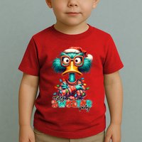 Ugly Sweater Party Funny Sarcastic Grumpy Duck Christmas Toddler T-Shirt