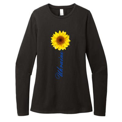 Ukraine Sunflower Peace Stop War Stand With Ukraine Womens CVC Long Sleeve Shirt