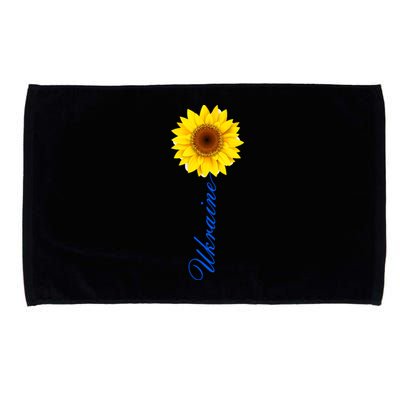 Ukraine Sunflower Peace Stop War Stand With Ukraine Microfiber Hand Towel