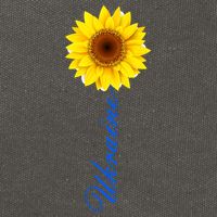 Ukraine Sunflower Peace Stop War Stand With Ukraine Cotton Canvas Backpack