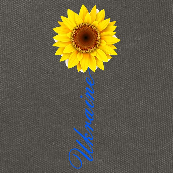 Ukraine Sunflower Peace Stop War Stand With Ukraine Cotton Canvas Backpack