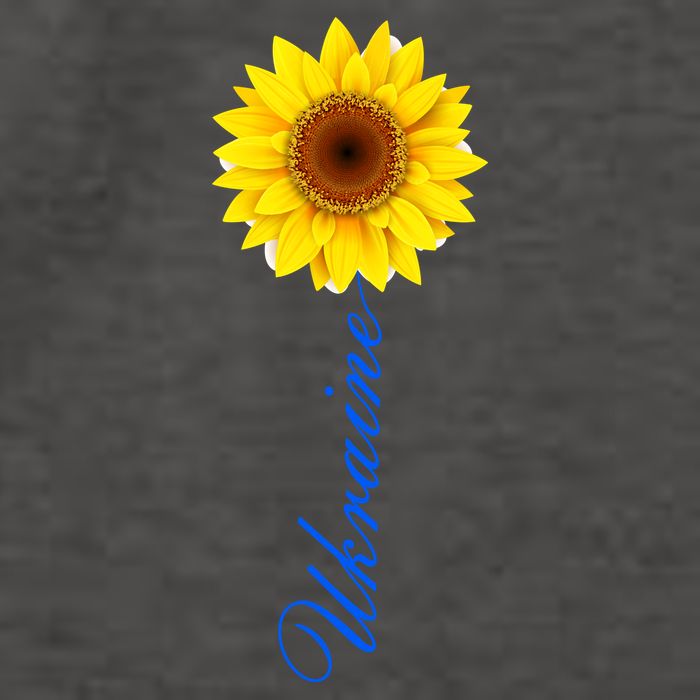 Ukraine Sunflower Peace Stop War Stand With Ukraine Vector Backpack