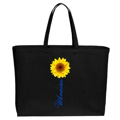 Ukraine Sunflower Peace Stop War Stand With Ukraine Cotton Canvas Jumbo Tote