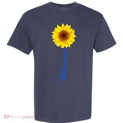 Ukraine Sunflower Peace Stop War Stand With Ukraine Garment-Dyed Heavyweight T-Shirt