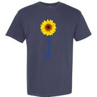 Ukraine Sunflower Peace Stop War Stand With Ukraine Garment-Dyed Heavyweight T-Shirt