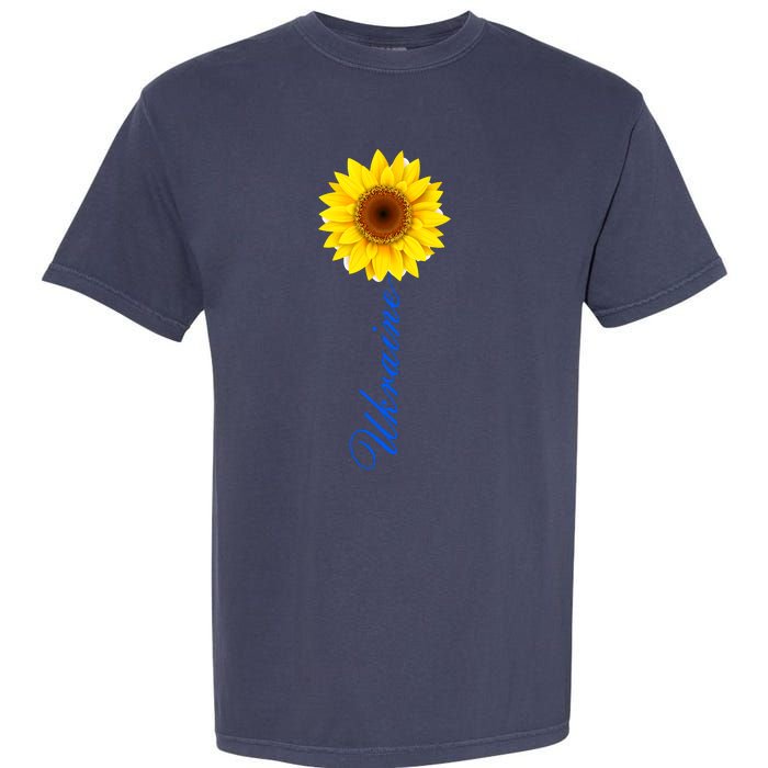 Ukraine Sunflower Peace Stop War Stand With Ukraine Garment-Dyed Heavyweight T-Shirt