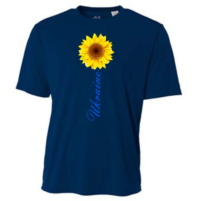 Ukraine Sunflower Peace Stop War Stand With Ukraine Cooling Performance Crew T-Shirt