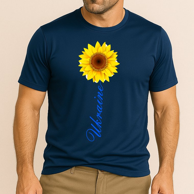 Ukraine Sunflower Peace Stop War Stand With Ukraine Cooling Performance Crew T-Shirt