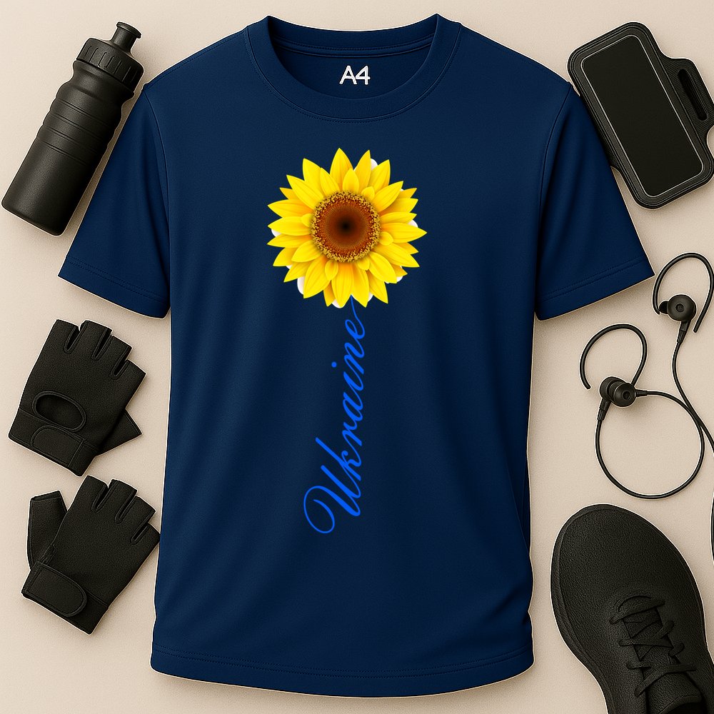 Ukraine Sunflower Peace Stop War Stand With Ukraine Cooling Performance Crew T-Shirt