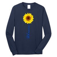 Ukraine Sunflower Peace Stop War Stand With Ukraine Long Sleeve Shirt