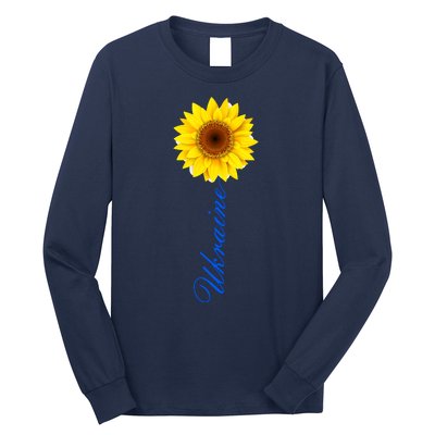 Ukraine Sunflower Peace Stop War Stand With Ukraine Long Sleeve Shirt