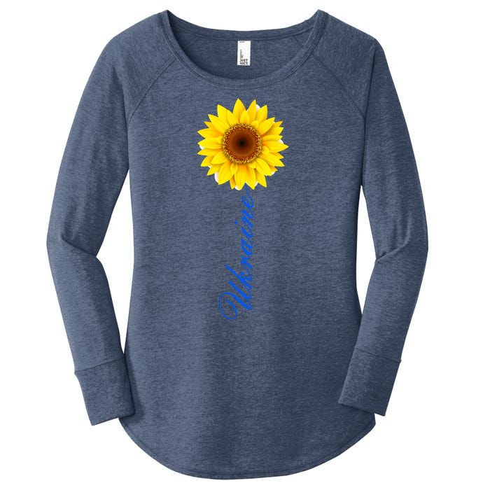 Ukraine Sunflower Peace Stop War Stand With Ukraine Women's Perfect Tri Tunic Long Sleeve Shirt