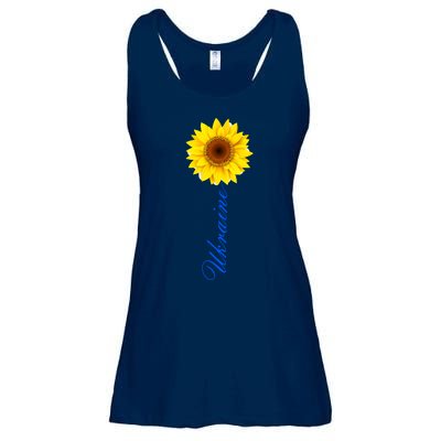 Ukraine Sunflower Peace Stop War Stand With Ukraine Ladies Essential Flowy Tank