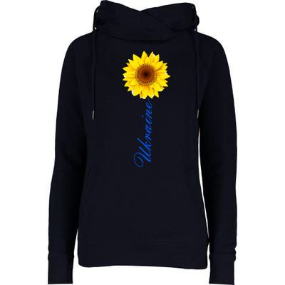 Ukraine Sunflower Peace Stop War Stand With Ukraine Womens Funnel Neck Pullover Hood