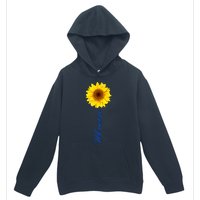 Ukraine Sunflower Peace Stop War Stand With Ukraine Urban Pullover Hoodie