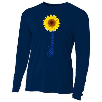 Ukraine Sunflower Peace Stop War Stand With Ukraine Cooling Performance Long Sleeve Crew