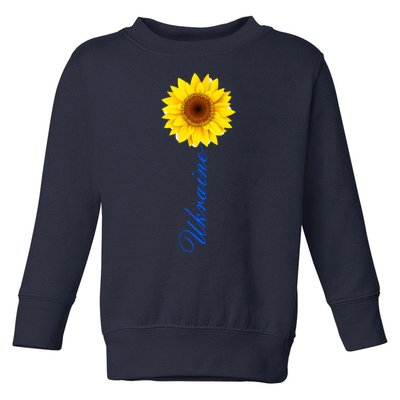 Ukraine Sunflower Peace Stop War Stand With Ukraine Toddler Sweatshirt