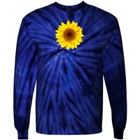 Ukraine Sunflower Peace Stop War Stand With Ukraine Tie-Dye Long Sleeve Shirt