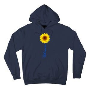 Ukraine Sunflower Peace Stop War Stand With Ukraine Tall Hoodie