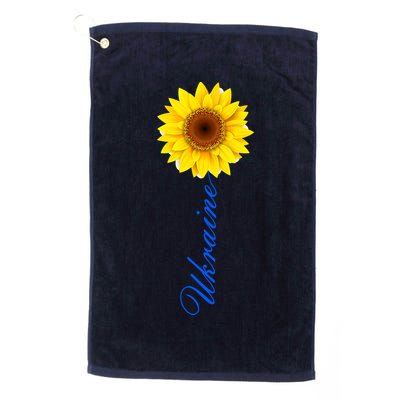 Ukraine Sunflower Peace Stop War Stand With Ukraine Golf Towel