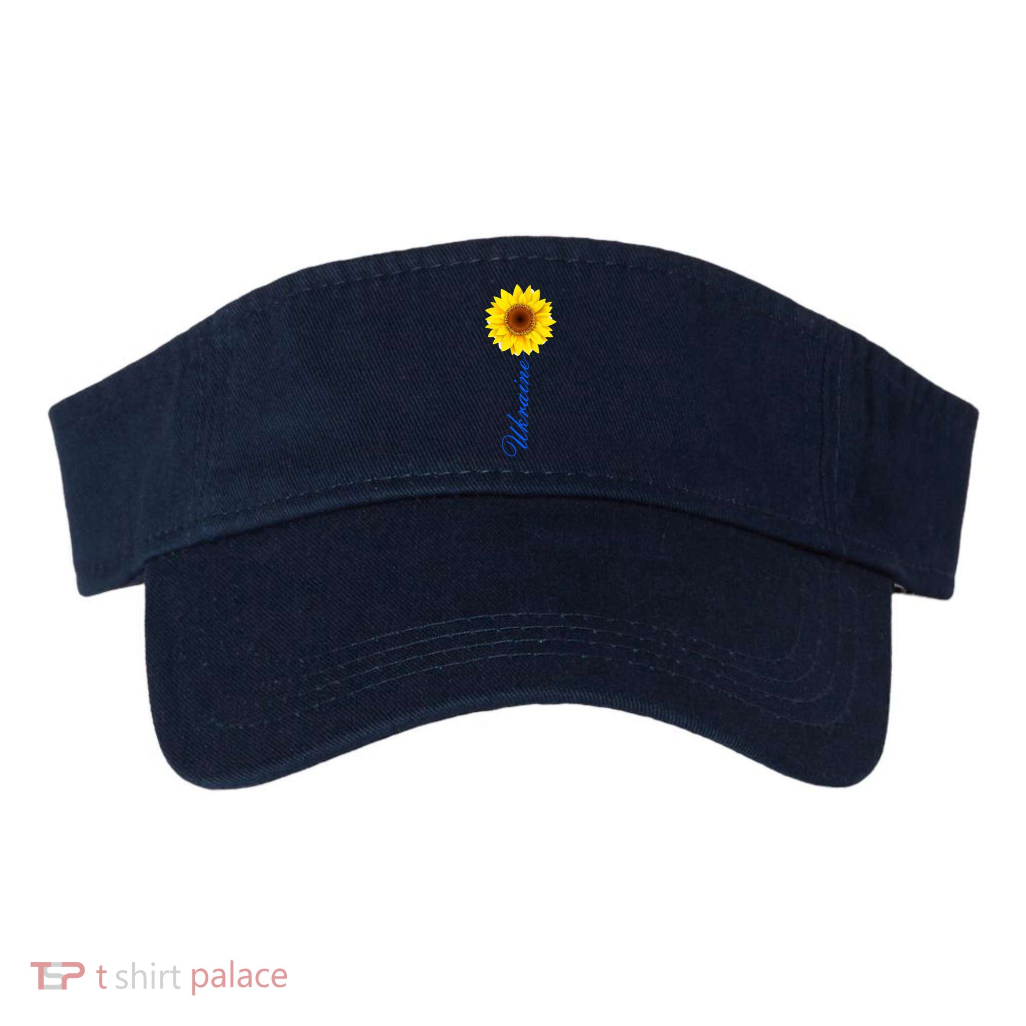 Ukraine Sunflower Peace Stop War Stand With Ukraine Visor