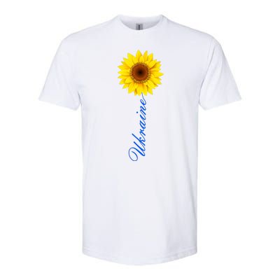 Ukraine Sunflower Peace Stop War Stand With Ukraine Softstyle CVC T-Shirt