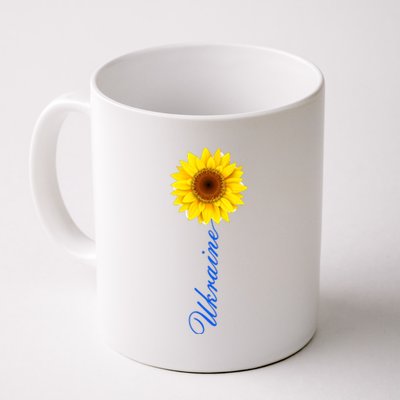 Ukraine Sunflower Peace Stop War Stand With Ukraine Coffee Mug