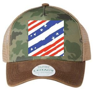 United States Patriotic Flag Legacy Tie Dye Trucker Hat