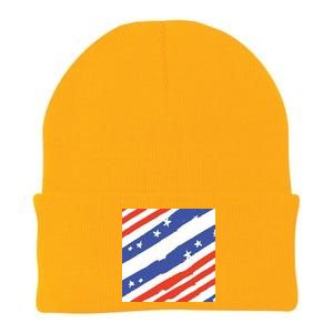 United States Patriotic Flag Knit Cap Winter Beanie