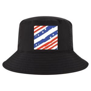 United States Patriotic Flag Cool Comfort Performance Bucket Hat