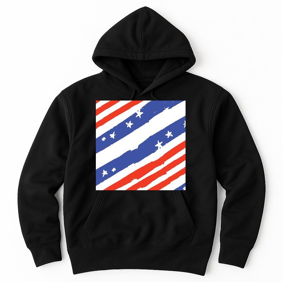 United States Patriotic Flag Hoodie