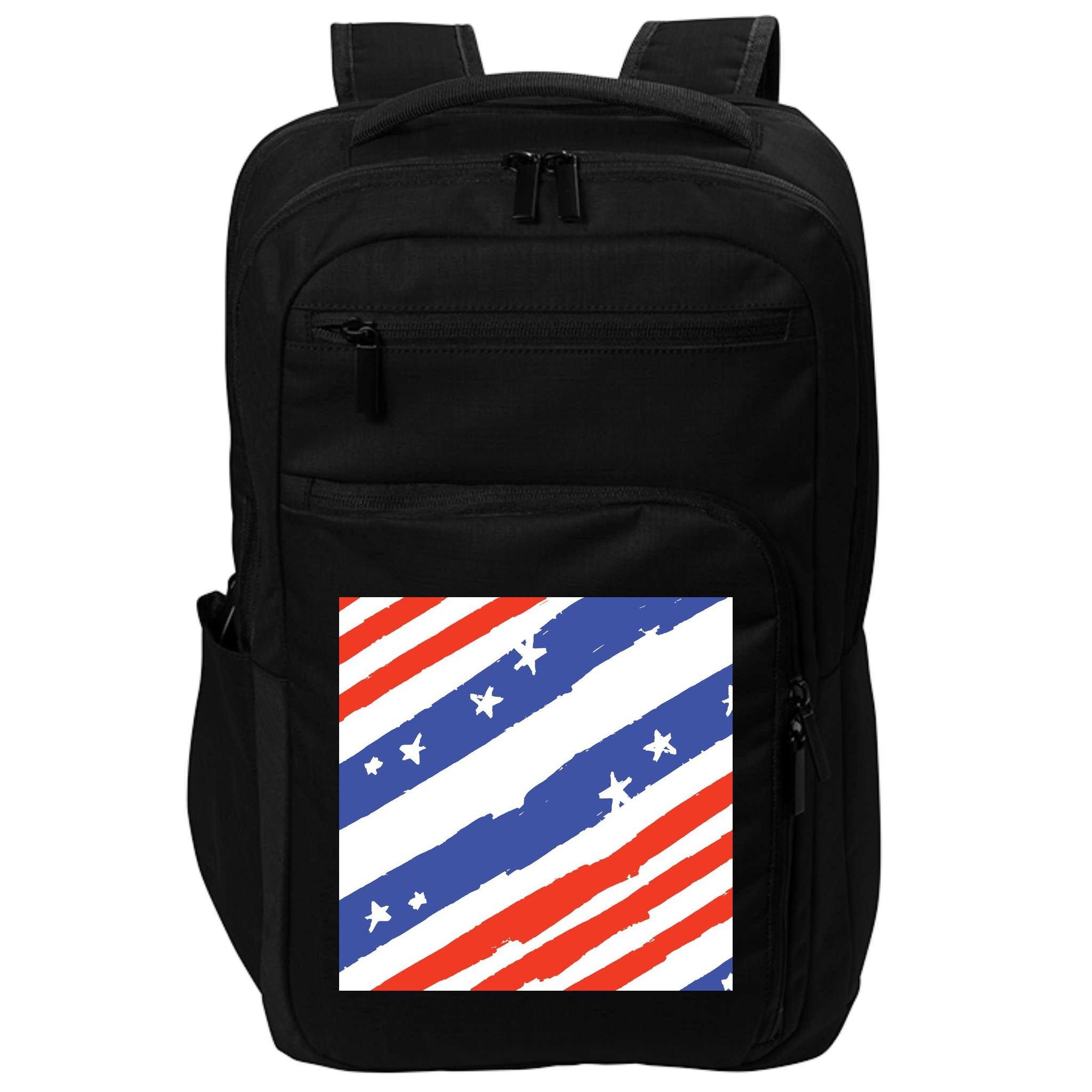United States Patriotic Flag Impact Tech Backpack