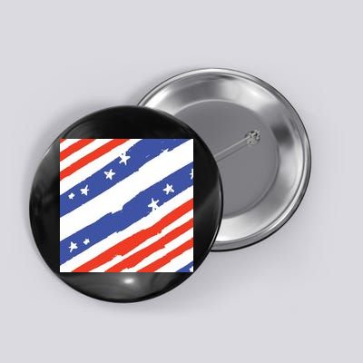 United States Patriotic Flag Button