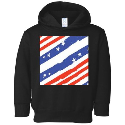 United States Patriotic Flag Toddler Hoodie