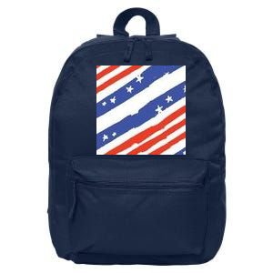 United States Patriotic Flag 16 in Basic Backpack