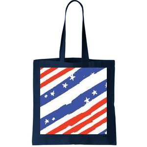 United States Patriotic Flag Tote Bag