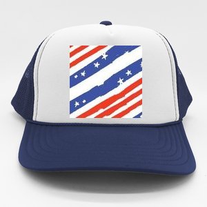 United States Patriotic Flag Trucker Hat