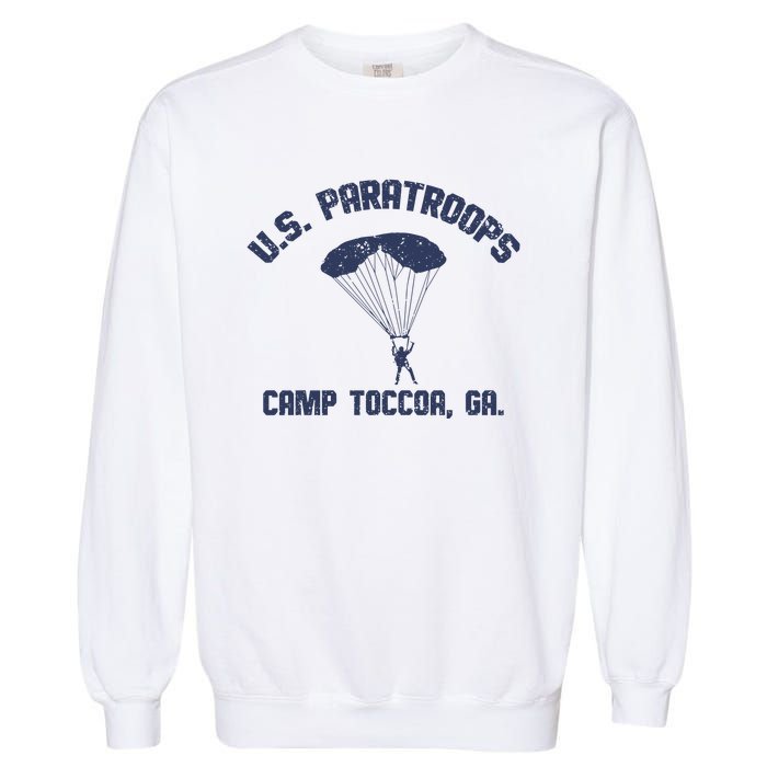 U S Paratroops Camp Toccoa Ga Garment-Dyed Sweatshirt