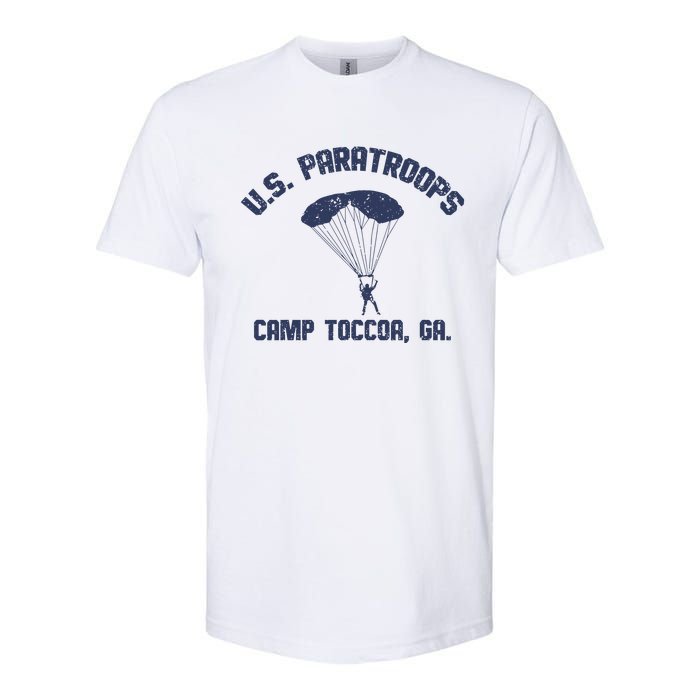 U S Paratroops Camp Toccoa Ga Softstyle CVC T-Shirt