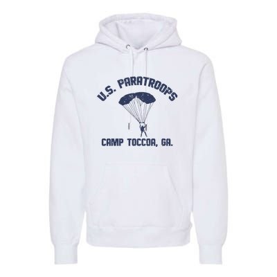 U S Paratroops Camp Toccoa Ga Premium Hoodie