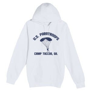 U S Paratroops Camp Toccoa Ga Premium Pullover Hoodie