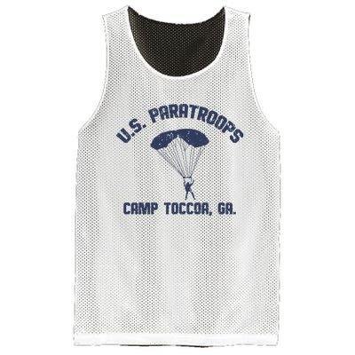 U S Paratroops Camp Toccoa Ga Mesh Reversible Basketball Jersey Tank